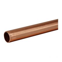 Buyaparcel - Copper Tube 15mm x 1m Length bs EN1057 R250 British Copper Pipe 1000mm 100cm