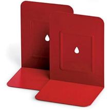 Buchstützen Lebez Elegant Metall Rot 137 Cm 133 Cm