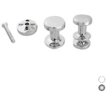 Coppia Appendini Per Termoarredo Cromo