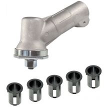 Coppia conica Joans universale alpina stihl husqvarna oleo-mac con adattatore ovale 6.5x8.0 mm