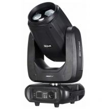 Coppia di 2 Teste Mobili led beam 300 Spot con Flight Cases Wisdom Line Pro