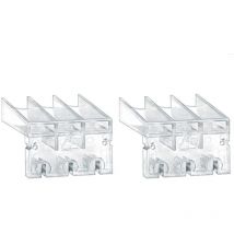 Coppia di copri attacchi tripolari per sezionatori da 63A a 125A Lovato GAX84