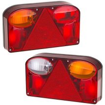 Coppia di luci destra e sinistra per rimorchio