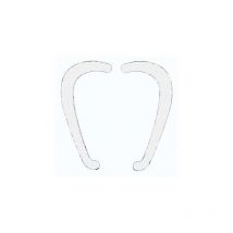 Coppia di maniglie Austral + kit di fissaggio alma - Ral 9010 Bianco - 7010-9010