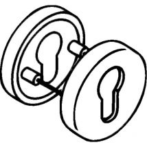 Coppia di mostrine 306.23PB 90 Ku.90 piastra 10.5mm pz tonda Hewi