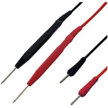 Life - coppia di puntali per multimetro tester ice 680r compatibili 0,5 mt