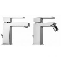 Pareja De Grifos Baño Lavabo y Bidé Infinity