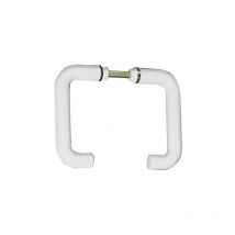 Coppia di serrature a rosetta S80 Normbau Bocca di lupo - Bianco 19 - 247060- Diverse referenze disponibili