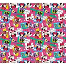 Coppia di Tende per la Cameretta 180x160 cm Disney Minnie e Mickey - Multicolor