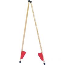 Coppia di trampoli in legno 150 cm