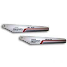 Coppia Elica Ricambio Superiore Da 15,5 Cm Per Elicottero Radiocomandato Crash