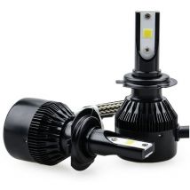 Trade Shop – B22 LED-Lampen für Abblend- und Fernlicht – 48W, 4800 Lumen, 6000K, 12V-24V – Auto und Motorrad
