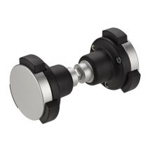 Coppia maniglie a bottone 490GN Materiale va Girevole vk 8mm AMF
