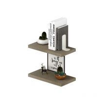 Webmarketpoint - Coppia mensole a muro colore Argilla H2,2x45x23cm