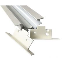 Coppia Tappi Tappini Termine Per Chiusure Profilato Alluminio Da Incasso Luce Asimmetrica BA5320W