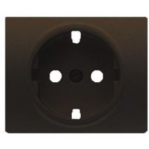 BJC - Copri base spina schucko 2P + tt cioccolato iris 18724-CH