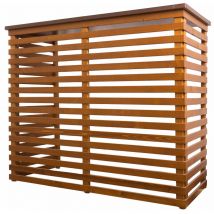 Copri Condizionatore in Legno Fiano Aria Noce 97x42,5x81,5 cm