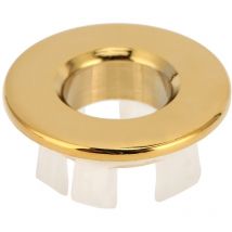 Copri troppopieno per lavello da cucina, decorazione per lavello, foro di ricambio per bagno, oro