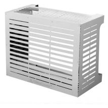 Copricondizionatore Copertura per Climatizzatore Linear m Bianco in Alluminio L86 x P44 x H68 Cm