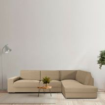 Eysa - Copridivano angolare destro beige Jaz 350-500