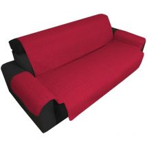 Tex Family - copridivano bx salvadivano elegance antimacchia trapuntato piano liscio bordeaux 2 posti seduta cm. 115
