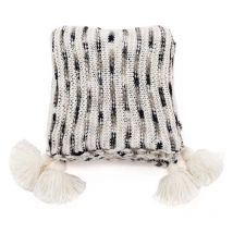 Copridivano con nappe Unny 170 x 130 cm