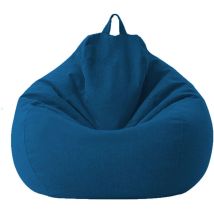 Copridivano Reclinabile Lazy Sofa, Copridivano In Tessuto, Copripoltrona Senza Imbottitura, Pouf Imbottito, Tatami, Mobili Per Soggiorno (blu, 70 80 
