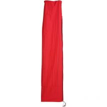 Copriombrellone copertura ombrellone ad arco protettiva hhg poliestere con cerniera 3x4m rosso - red