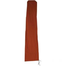 Copriombrellone copertura ombrellone ad arco protettiva hhg poliestere con cerniera 3x4m arancione