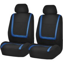 Coprisedile universale per auto Set coprisedile universale per auto Coprisedile universale per conducente e passeggero Accessori tuning interni (Blu)