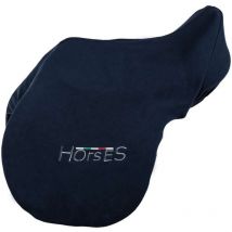 Horses - Coprisella per sella inglese in pile elasticizzato - Blu