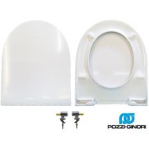 Hydro Home - Copriwater Fast Slim Pozzi Ginori termoindurente bianco Soft Close Originale