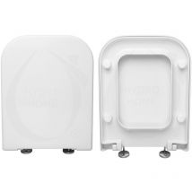 Copriwater Meg Galassia termoindurente bianco chiusura classica