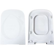 Copriwater Metropolitan Rak Ceramics Termoindurente Soft Close Bianco Come Originale