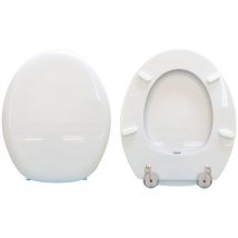 Copriwater Moderna Laufen Duravit legno rivestito in resina poliestere bianco