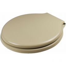 Niclam - Asiento de inodoro de repuesto con bisagras color champagne para serie Montebianco Pozzi Ginori N7/6 Champagne