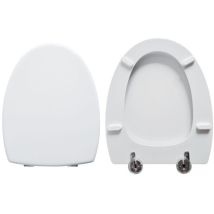 Simas - Copriwater Luna Compatibile In Poliestere Bianco