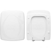 Hydro Home - Copriwater ti-uno Pozzi Ginori legno rivestito in resina poliestere bianco Come Originale