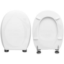Hydro Home - Copriwater Tissi Catalano legno rivestito in resina poliestere bianco