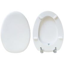 Hydro Home - Copriwater Varazze Ideal Standard legno rivestito in resina poliestere bianco