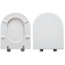 Copriwater Classic in resina poliestere bianco lucido – VULCANO