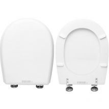 Hydro Home - Copriwater Young Opera Sanitari legno rivestito in resina poliestere bianco