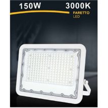 Trade Shop Traesio - Trade Shop - Faro Led 150 Watt Proiettore Esterno Ip65 Bianco Luce 6500k 4000k 3000k Fs150w-b -