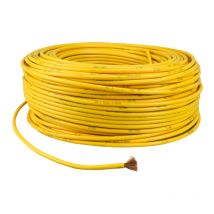 6mm2 Multibrins Cable flexible monoconductor - bobina amarilla 100m