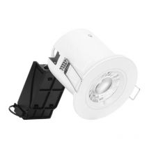 Aurora - EN-AL110W/40 kit de punto empotrado - aluminio - fijo - GU10 - 5W - 4000K - blanco - IP65
