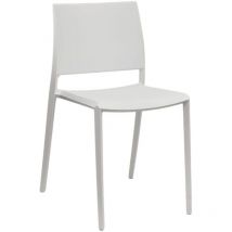 Chaise en polypropylène Milano Restaurant Bar Blanc