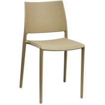 Ws Design - Chaise en polypropylène Milano Restaurant Bar Naturel