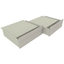 Mobilfino Camerette - copy of FR619R3RT. Lit gigogne et relevable - Chêne de roche