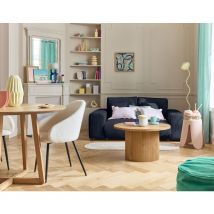 Garance - 2-sitzer einzelsofa - aus cordstoff - nachtblau