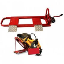 Lève-tondeuse hydraulique CLIPLIFT – Capacité 500 kg – Accessoire pour tondeuse – Type de tondeuse, Longueur, Matières